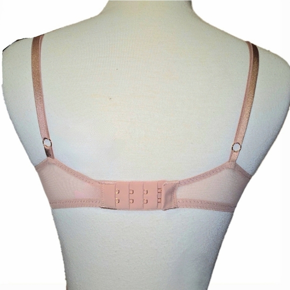 🆕Victoria's Secret Rose Gold Starstruck Bombshell, Garter & Thong - 32D/XS-S/S - Picture 12 of 16